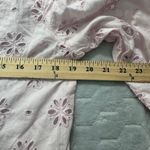 J.Crew  Pink Eyelet Tassel Tunic Dress XS‎ Boho Beach Cover Up Embroidered Cotton Photo 4