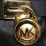 Michael Kors Hamilton Black Medium Handbag Photo 6
