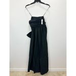 J.Crew  Collection Strapless Bow Back Maxi Dress Black Formal Evening US 14 NWT Photo 4