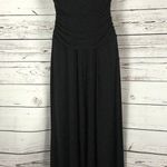 R & M Richards Dressy Cowl neck sleeveless wide legged jumpsuit in black size 6 Photo 5