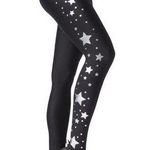 Ultracor Stellar Leggings in Nero & Silver Size Small Photo 0