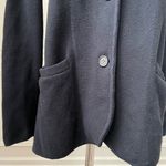 J. Crew Factory Womens Small Schoolboy Sweater Knit Blazer Black G3909 Photo 2