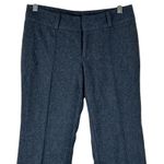 American Eagle  Pants Womens 0 Black Wool Stretch Split Hem Career Work Office Photo 1