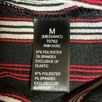 Ambiance Apparel Black Red Striped Wide Leg High Waist Palazzo Pants Trousers M Photo 4