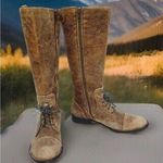 BORN Crown W82092 Gilmore Factory Distressed Tall Leather Riding Boots 8 brown Photo 0