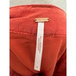 Free People  Easy Breezy Linen Cotton Midi Skirt Size 4 Coral Boho Chic Photo 5