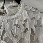 Ulla Johnson Albertine Dress Linen Lace Long Sleeve Pristine Guipure Size 2 XS Photo 8