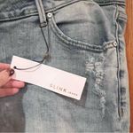 SLINK Jeans Louise High Rise Distressed Crop Straight Leg Jeans Plus Size 18 Blue Photo 10