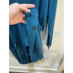 J Jill Long Cardigan‎ Sweater Women Size 3X Ocean Blue Pockets Wool Longline Photo 7