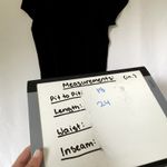 JCPenney black short sleeved shirt v Photo 4