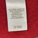 Liz Claiborne  Womens L Jacket Peacoat Red 100% Wool Double Breasted Buttons Photo 10