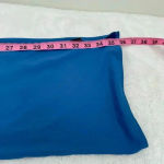 prAna  Blue Flare Leg Open Slit Yoga Pants Women’s Size Medium Photo 7