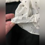 Moon River Women’s Polka Dot Long Sleeve Button Down Blouse Size Large Photo 4