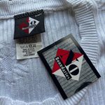 No Boundaries Vintage 90s  white ribbed sweater tank top with floral embroidery Photo 1