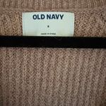 Old Navy NWT Size S  Long-Sleeve Rib-Knit Mini Sweater Dress Photo 3