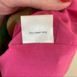 Line and Dot  Floral Silk Sheath Dress XS Pink Green Yellow Tropical NWT Photo 6