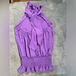 Ramy Brook Purple Halter Top Photo 5