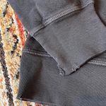 AE 77 American Eagle Premium nwt soft black charcoal cotton Crewneck S Blue Photo 3