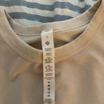 Lululemon  Short Sleeve Tan Shirt Photo 3