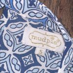 Mud Pie  Blue Geometric sleeveless top size small Photo 2