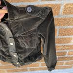 Emporio Armani green velvet military jacket Sz 42 Photo 9