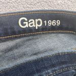 Gap 1969 Authentic True Skinny High Rise Jeans Womens 28r Blue Denim 28x29 City Photo 3