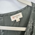 World Market Jumpsuit Womens S/M Green Floral Print Viscose Pockets Comfy Size M Photo 7