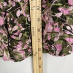 Vintage y2k Womens Collared Button Up Top M Floral Lace 3/4 Sleeve Top Cottage Size M Photo 6