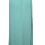 LuLaRoe Lucy mint pink chiffon maxi skirt size medium (8-10) Photo 3