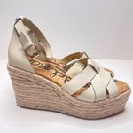Sam Edelman | Modern Ivory Boho Woven Leather Wedges Marietta Photo 6