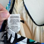 Maxine of Hollywood  Swim One Piece Blue Green Black White Tropical Leah NWT Photo 6