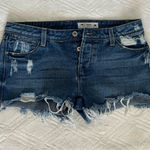I & M Jeans  Ripped Denim Shorts, Color Blue  Photo 0