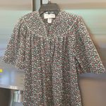 Vintage 80's HerbCraft II House Coat Duster Cottagecore Prairie Floral Medium Photo 2