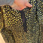 Swim365 Black Gold Spotted Adjustable Strap Mesh Trim Swim Top Dress Size 26 Photo 2