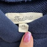 Madewell  Retro Blue White Tie Dye Pullover Hoodie Cotton Size XS Casual Fall Photo 2
