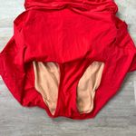 J.Crew red V-neck halter swim dress #AV126 Photo 2