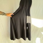 Athleta  Winona athletic mixed media ribbed flowy midi Dress xs black Photo 6