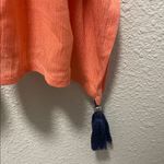 Venus Coral Coverup with Navy Design Photo 4