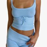 Light blue knit set Photo 0