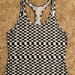 Nike Black and White Geometric Dri Fit Tank Top Photo 3