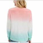 Splendid Dip Dye Ombre Waffle Knit Thermal Long Sleeve T-Shirt M Photo 3