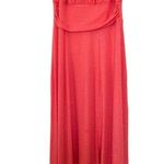 Enfocus Studio Enfocus Petite Pink Sparkle Beaded High Neck Key Hole Maxi Formal Dress Size 8 Photo 7