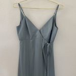 Show Me Your Mumu  Mariah Silver Sage Wrap Maxi Dress Photo 4