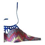 Tinibikini  Swimwear Bikini Top Women Size S Blue Multicolor Tie-Dye Pool Beach Photo 2
