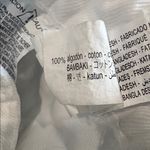 ZARA  White Jean Shorts High-Waisted Frayed Hem size 6 Photo 5