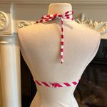 U.S. Polo Assn. Pink Polka Dot Bikini Top Swimsuit Womens M Photo 3