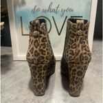 BCBGeneration Ankle Boots Size 7 Suede Wedge Heel Brown Photo 6