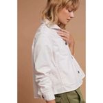 Anthropologie Chino by Jacket Womens Small Light Pink Chore Utility Shacket Photo 3