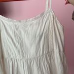 Kendall + Kylie  White Scallop Babydoll Mini Dress Photo 3