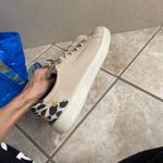 Hey Dude  Karina nwot Loafers Shoes Women's Size 9 Tan Canvas Zebra Print Slip On Photo 3